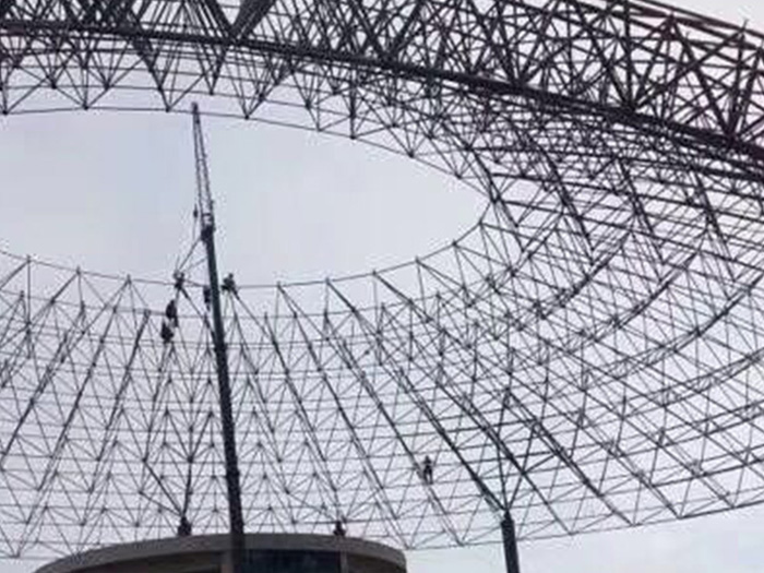 汉中篮球馆球形网架厂家价格