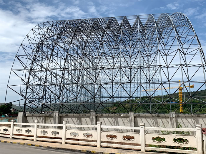 汉中山寨矿储煤棚网架